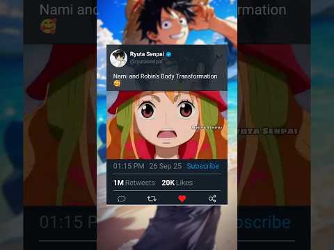 Oda Sensei Really Like Sanji's Felling 😂 #anime #nami #robin #onepiece