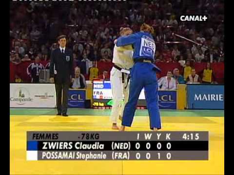JUDO 2008 Tournois de Paris: Claudia Zwiers (NED) - Stephanie Possamai (FRA)