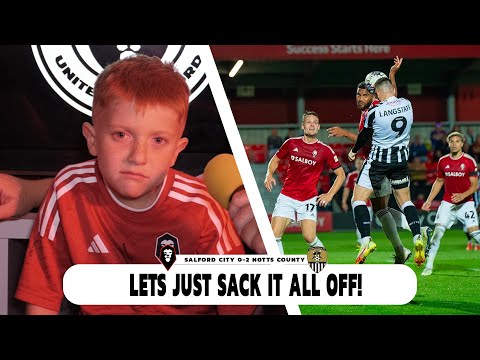 RED CARDS, INJURIES & ANOTHER LOSS!! Salford City 0-2 Notts County | Match Review