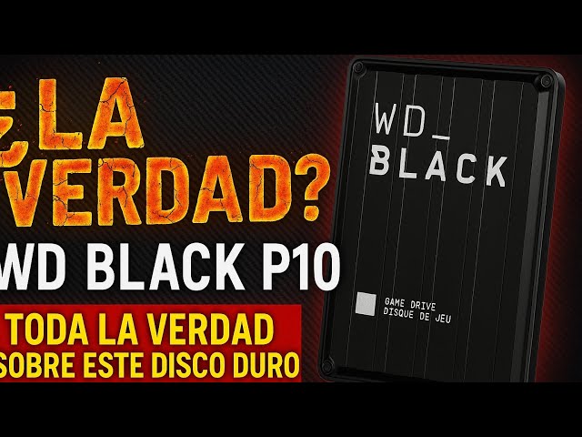Vídeo relacionado con WD_BLACK P10 4TB Game Drive, Almacenamiento portátil HDD, USB 3.2 Gen 1, hasta 130 MB/s, Compatible con PlayStation, Xbox y PC, Subscripción gratuia de 1 Mes de Discord Nitro, Rosa