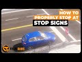 Stop Signs How To Properly Stop At Stop Signs
