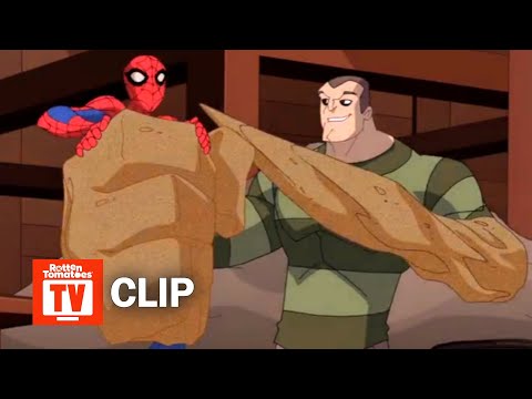 The Spectacular Spider-Man (2008) - Spider-Man vs. Sandman Scene (S1E5)