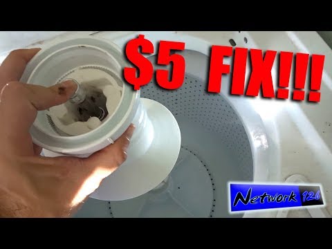 How to fix a broken agitator in an old Whirlpool/Kenmore washing machine for CHEAP!!!