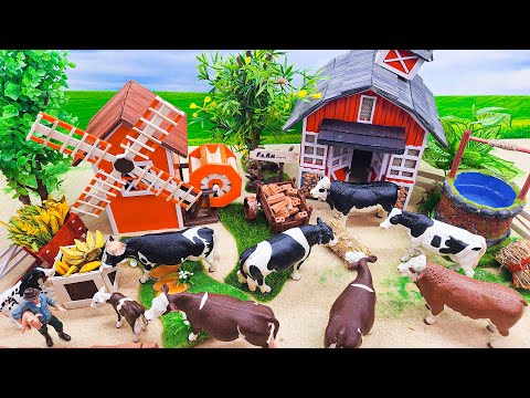 Top the most creative diy miniature Farm Diorama - Farm House for Cow, Horse, Pig - Barn Animals
