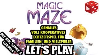 Magic Maze - Let's Play & Rezension - nominiert zum Spiel des Jahres 2017