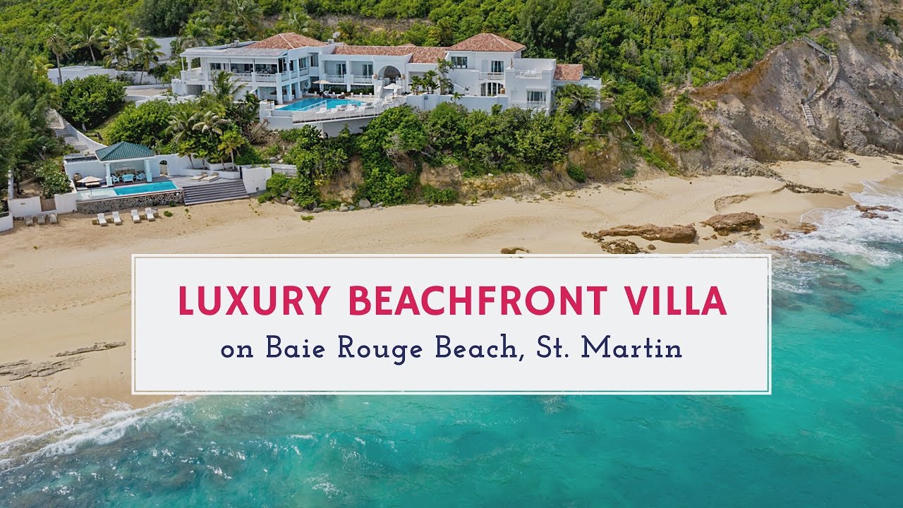 Beachfront Villa on Baie Rouge St. Martin