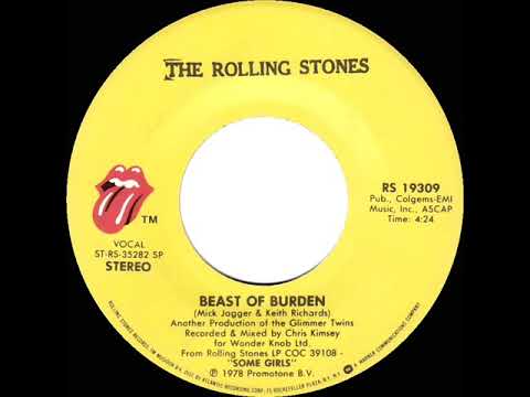 1978 HITS ARCHIVE: Beast Of Burden - Rolling Stones