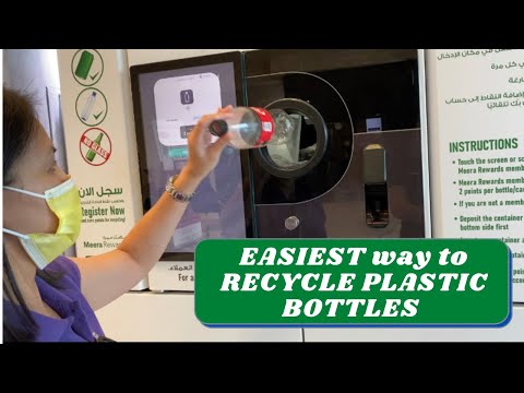 🇶🇦 RECYCLING PLASTIC BOTTLES MADE EASY #almeera #recyclingmachine #qatar @AlMeeraQR