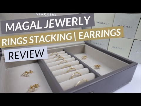 What's In My Jewelry Box | Magal Jewelry Review & Rings Stacking