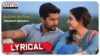 Download lagu #InkosaariInkosaari Lyrical | Tuck Jagadish Songs | Nani, Ritu Varma | Shiva Nirvana | Thaman S mp3
