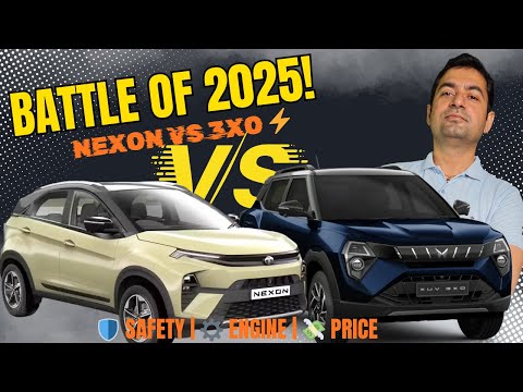 Tata Nexon vs Mahindra XUV 3XO | 2025 Full Comparison | Mileage, Features, Safety, Price & Sales