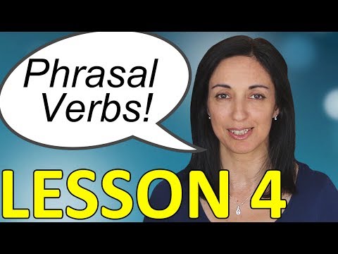 日常英語會話中的短語動詞--第四課 (Phrasal Verbs in Daily English Conversations - Lesson 4)