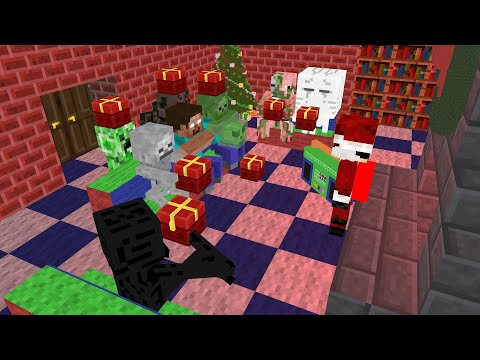 Monster School: Best Christmas Present - Minecraft Animation