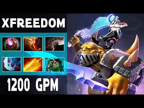 DOTA 2 - XFREEDOM ALCHEMIST GAMEPLAY 1200 GPM