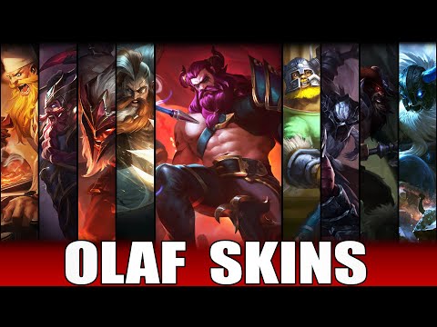 OLAF SKINS 2022 | All Olaf Skins Including Pentakill III: Lost Chapter Olaf
