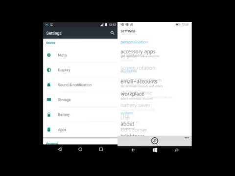 163) Android 5.1 vs windows phone 8.1 UI comparison