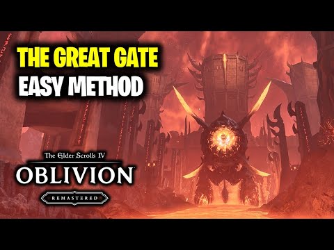 How to close the Great Gate (Easy Method) | Elder Scrolls 4 Oblivion Remastered