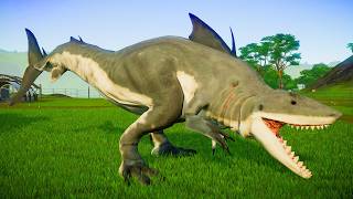 Dinossauro do Tubarão Branco - Jogo de Dinossauro Jurassic World Evolution