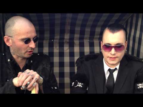 Chris Pohl (Blutengel) und Mark Benecke Amphi Festival