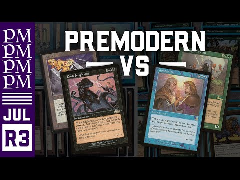 Suspicious Vise vs UG Opposition - Round 3 - July Premodern MTG Tournament