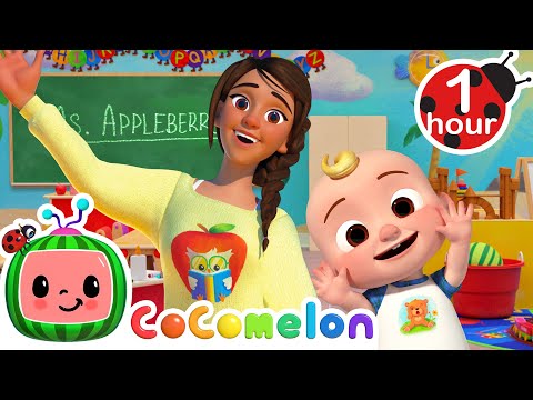 Teacher Song + MORE | @Cocomelon - 1 HOUR Nursery Rhymes | Home Learning for Kids
