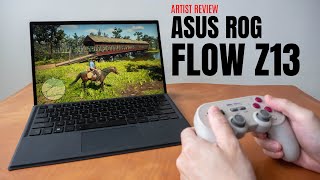 ASUS ROG Flow Z13 gaming tablet (artist review)