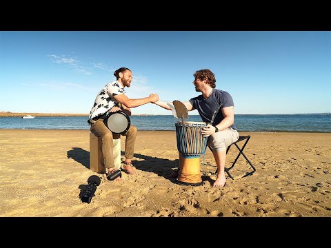 Darbuka, Djembe, Guitar, Riq Beach Jam - Mistaken Enemy