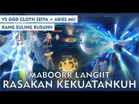 God Cloth Seiya VS God Cloth Seiya "Perang Maboorr Langit" - Saint Seiya Awakening