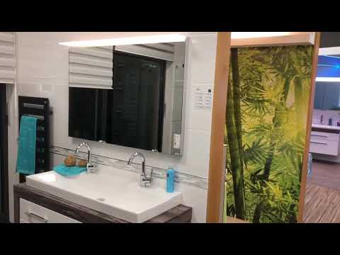 Bad RENOVIERUNG mit großen Fliesen - vom Fliesenleger Meister