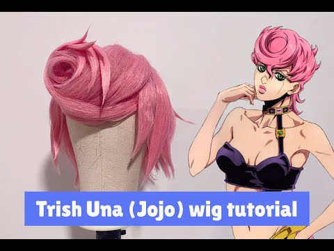 Trish Una cosplay wig tutorial