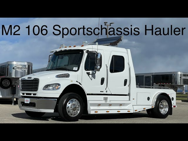 Preview image of Freightliner M2 106 Sportschassis Businesses Class Hauler youtube video