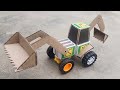 How To Make Mini Matchbox JCB From Home Diy Matchbox JCB Craft Ideas Matchbox JCB Buldozer