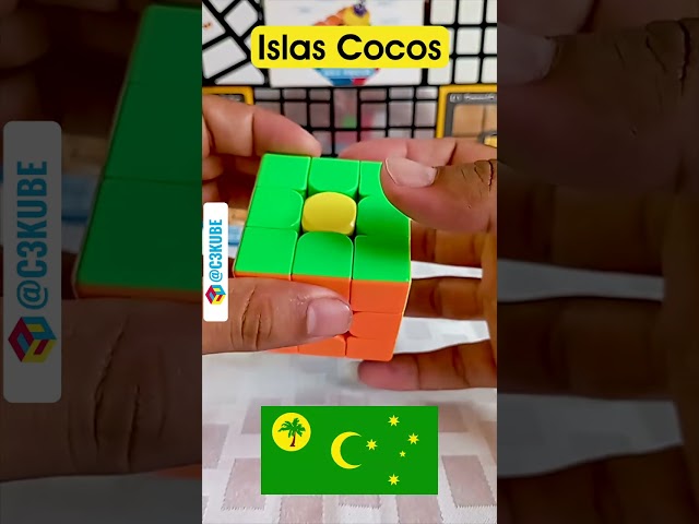 Vídeo relacionado con BANDERA de MESA de las ISLAS COCOS 21x14cm - BANDERINA de DESPACHO ISLAS KEELING 14 x 21 cm - AZ FLAG