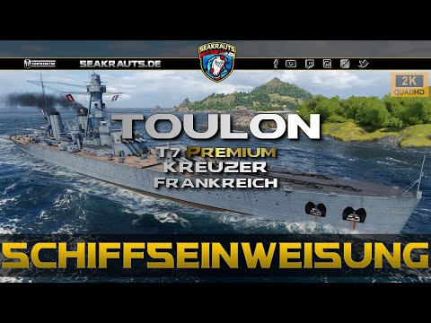 Review - TOULON [T7 CA] Art or Coincidence? - World of Warships [German]