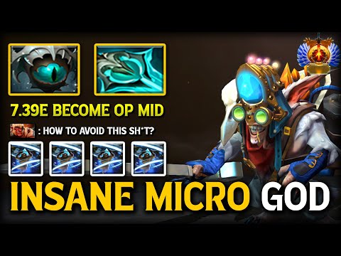 INSANE MICRO GOD MID Meepo | Eye of Skadi + Disperser Build | Even Troll Warlord Can't Stand Against