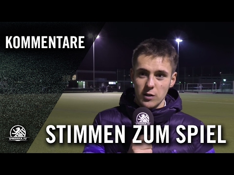 Die Stimmen zum Spiel (Füchse Berlin - Tennis Borussia II, U17 Verbandsliga) | SPREEKICK.TV
