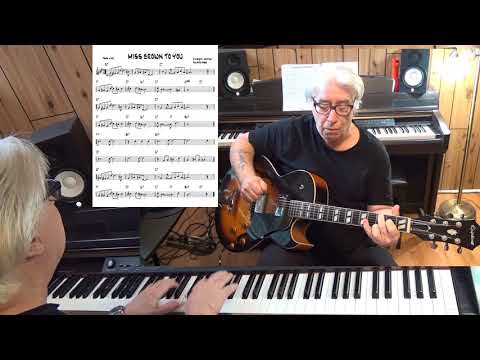 MISS BROWN TO YOU - Jazz guitar & piano cover ( Richard A. Whiting & Ralph Rainger )
