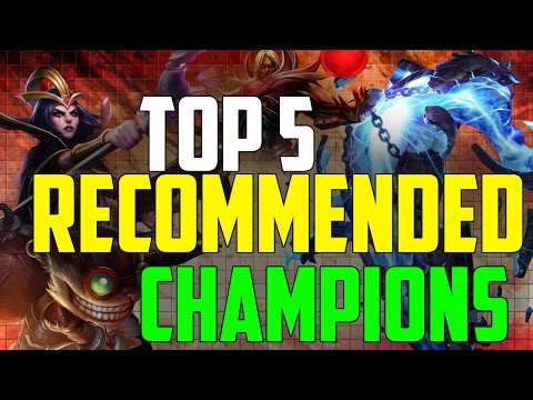 The 5 Champion's you should own! - Season 5: League of Legends |Outdated|