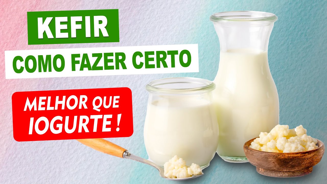 MELHOR QUE IOGURTE! Como FAZER KEFIR EM CASA - PROBIÓTICO Poderoso - Cuidados e Dicas