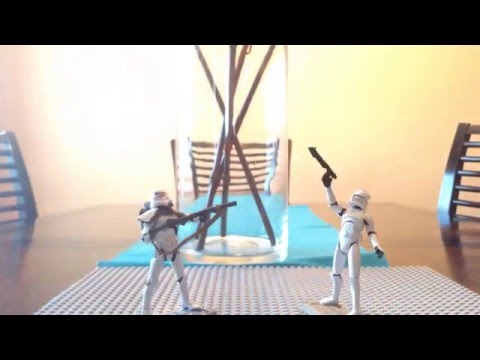 Star Wars stopmotion: Stormtooper v.s. Clonetrooper