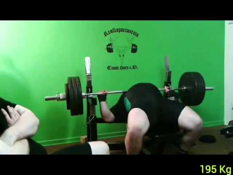 141223 Bench RAW comp 3x195 Kg RAM comp 3x220 Kg