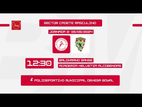 BALONMANO SANSE VS ACADEMIA HELVETIA ALCOBENDAS