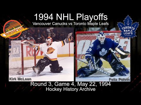 1994R3G4 Toronto Maple Leafs at Vancouver Canucks Game 4