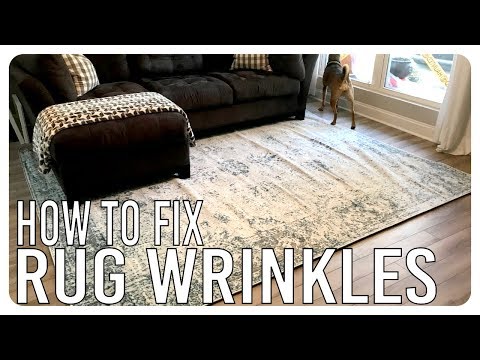 How to Get Wrinkles Out of Rugs DIY