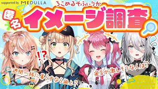 【同期コラボ！】ろこめるそふぃりかによる「匿名イメージ調査」！？ #にじメデュラ【倉持めると/にじさんじ】