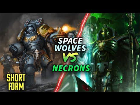 SpaceWolves vs Necrons RBF74 #warhammer40k  #battlereport