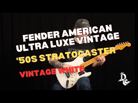 Fender American Ultra Luxe Vintage '50s Stratocaster White Blonde image 10