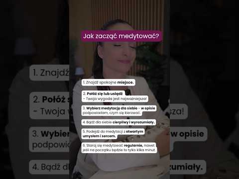 [POPKO Świat Medytacji] Pierwsza medytacja? Nie zaczynaj od pytania, czy potrafisz medytować. ????