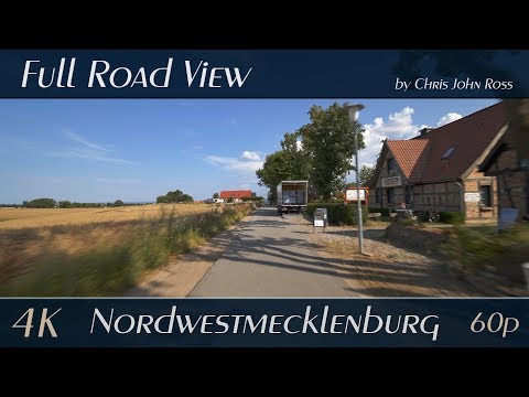 Klütz/Boltenhagen, Landkreis Norwestmecklenburg, Germany: Dorfstraße, Ausbau - 4K Ultra HD Video