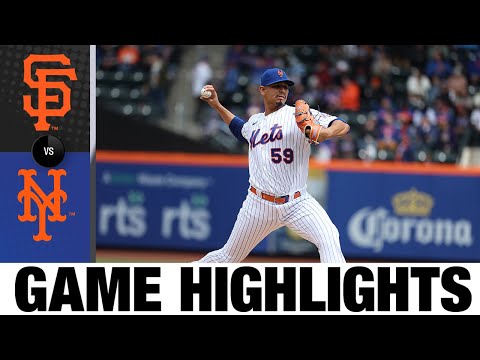 Giants vs. Mets Game Highlights (4/21/22) | MLB Highlights